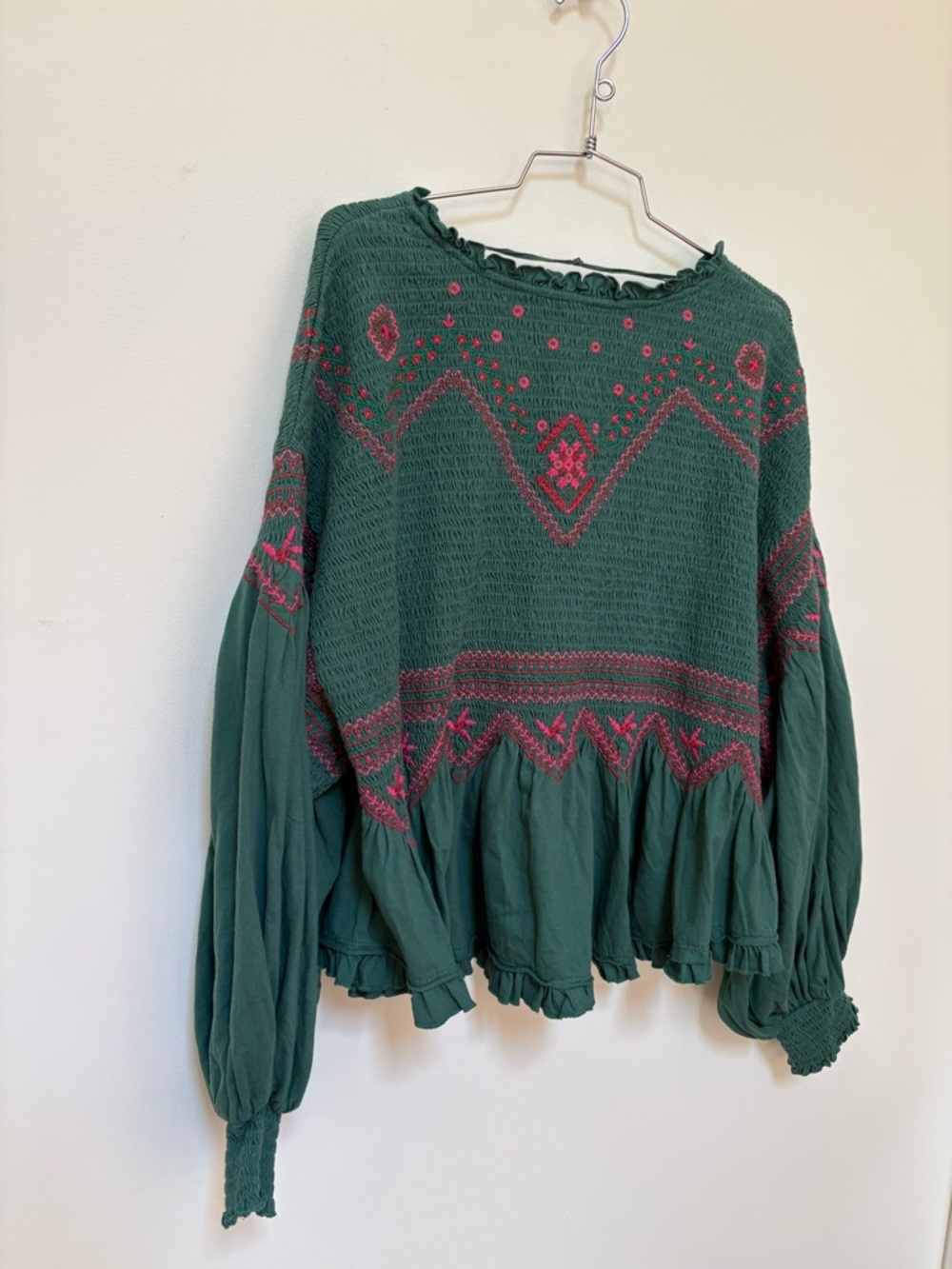NWOT Free People Holly Long Sleeve Knit Top Size Medium - Picture 13 of 15